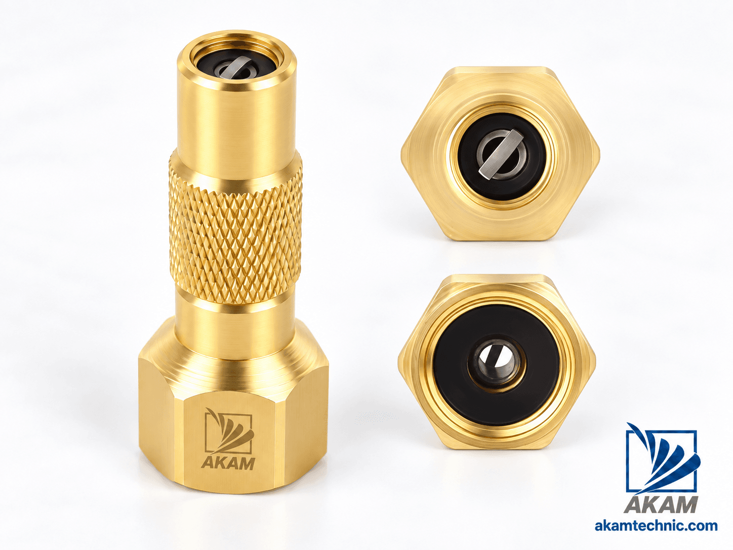 Brass Threaded Aircraft Tire Inflation Connector