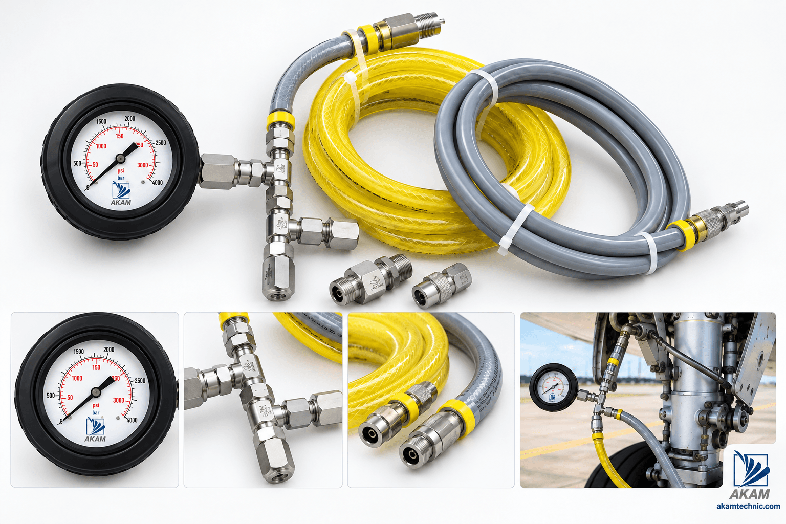 کیت سرویس و شارژ استرات ارابه فرود هواپیما